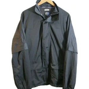 Callaway Golf Windbreaker Full Zip Jacket Black Men’s size L Outerwear